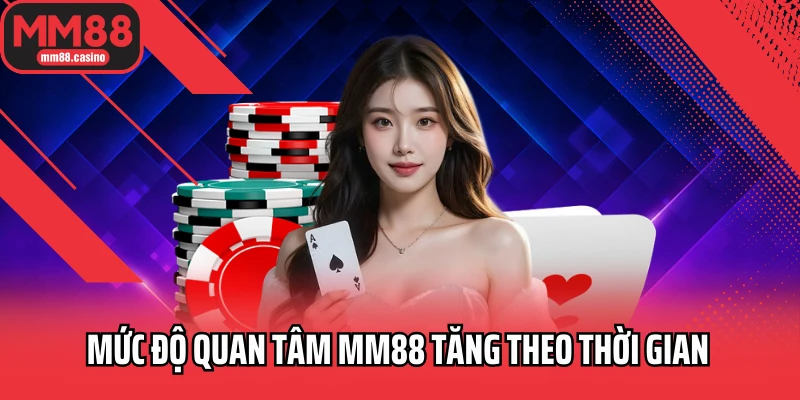 Mức độ quan tâm MM88 tăng theo thời gian